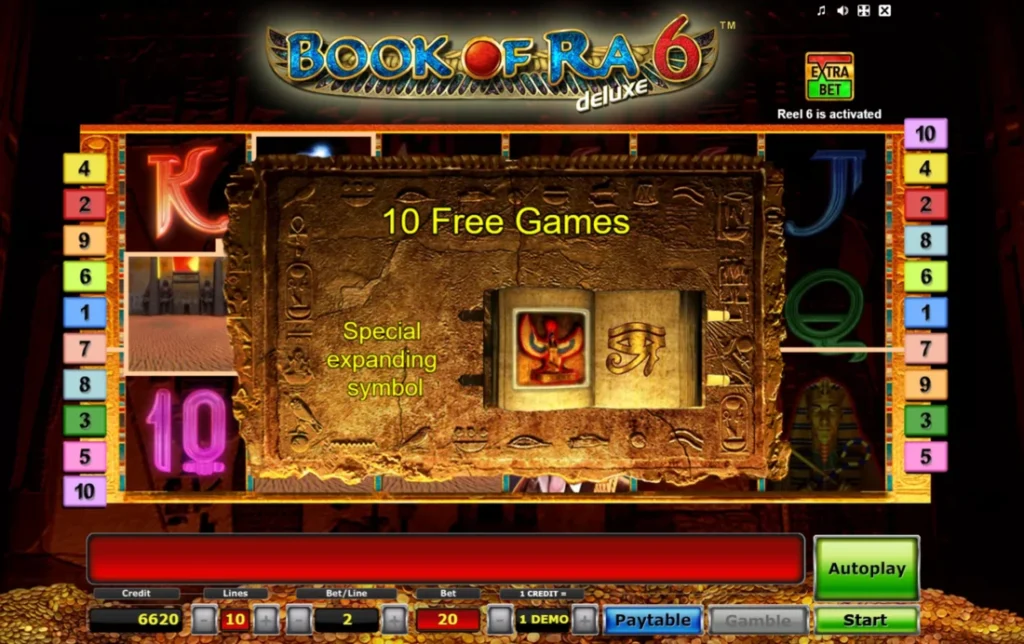 Book of Ra 6 Deluxe: kiterjedő Ízisz szimbólum