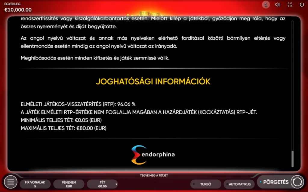Crown Coins: RTP 96,06 százalék tét