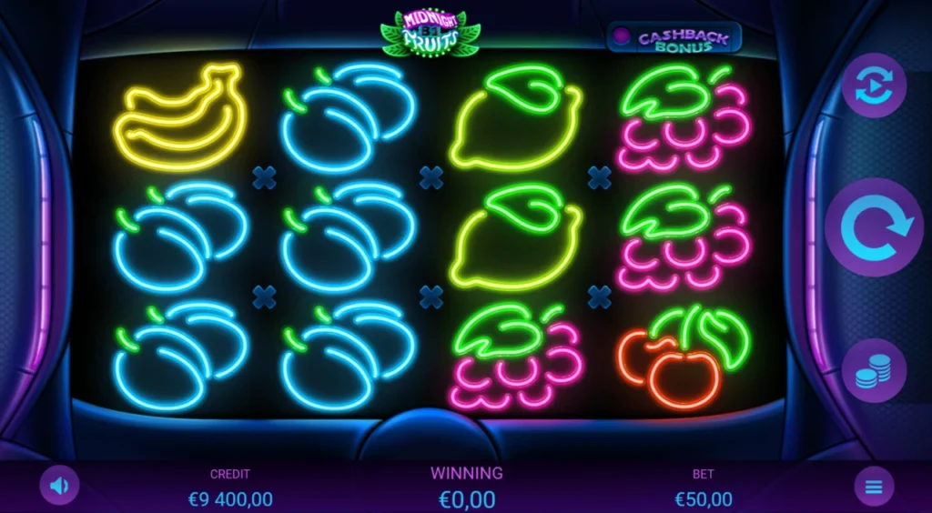 Midnight Fruits 81: teszt végeredmény kilencezer-négyszáz