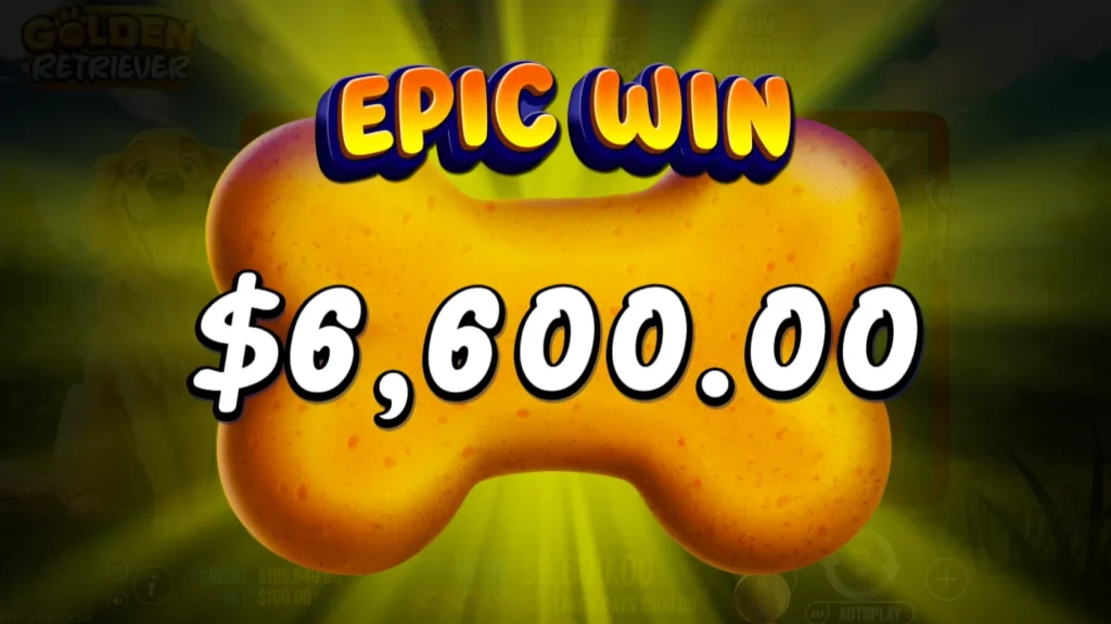 Golden Retriever: Epic Win, 6 600 kredit vonalakból