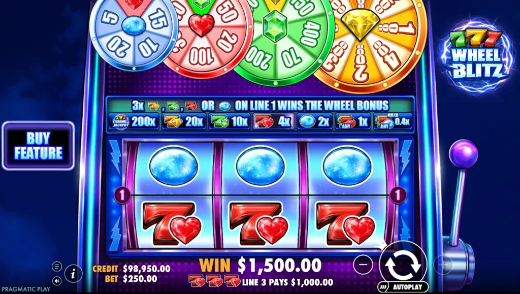 777 Wheel Blitz: opálsor és rubinhármas a 61. körben