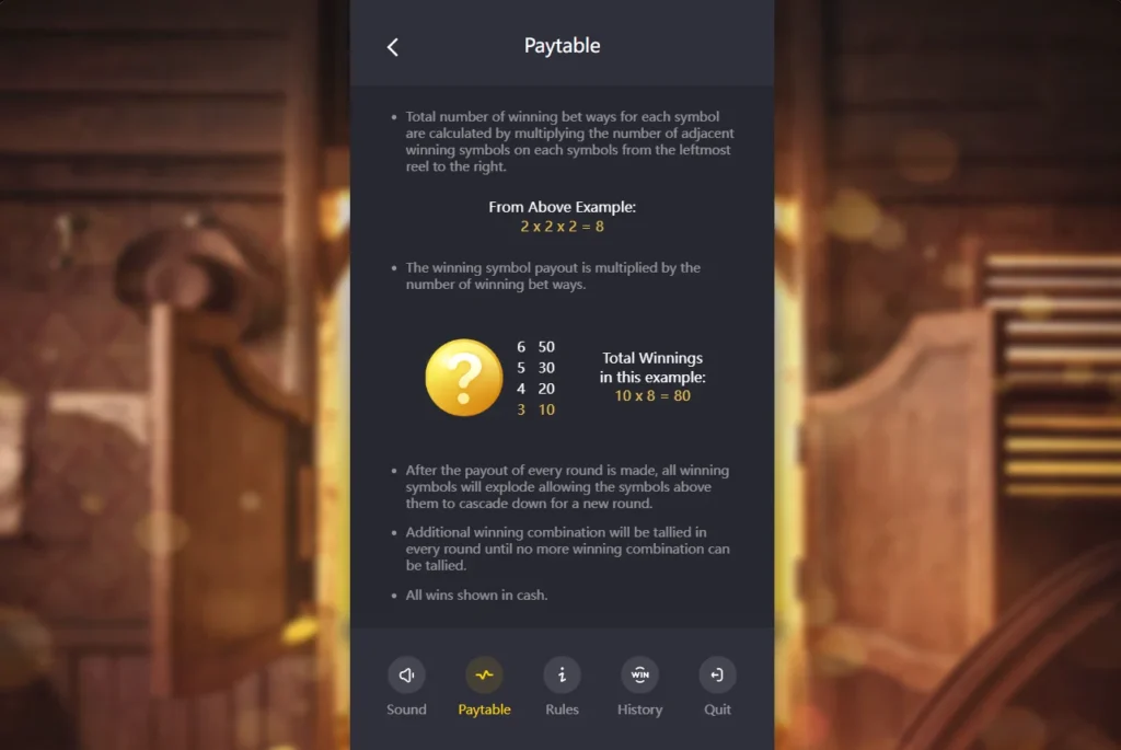 Wild Bounty Showdown: a nyerési utak számítása kaszkádokkal