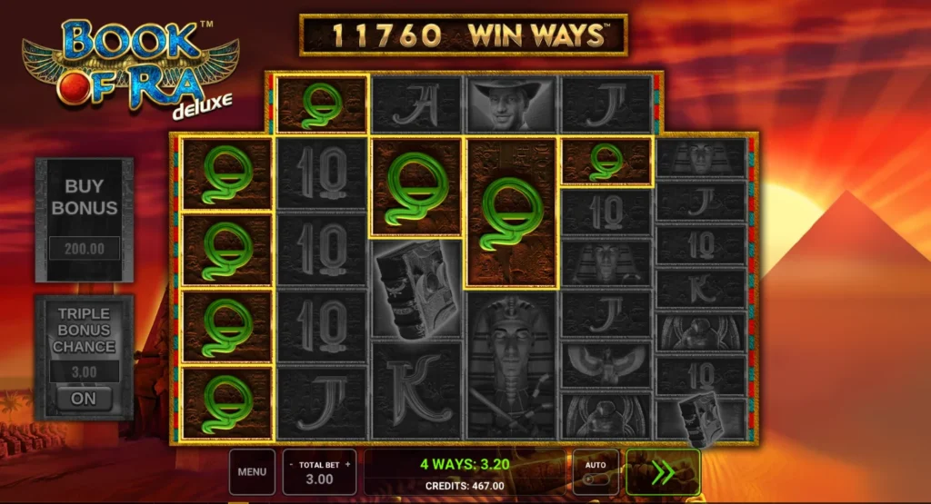 Book of Ra deluxe Win Ways: két könyv a tárcsákon a 100. körben, bónusz nélkül